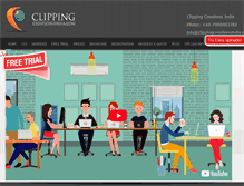 Tablet Screenshot of clippingcreationsindia.com